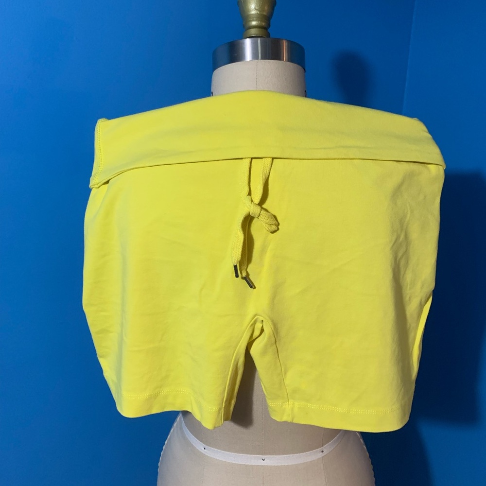 J.  Crew yoga shorts.
